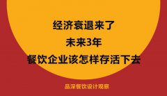 經(jīng)濟(jì)衰退來了，未來3年餐飲企業(yè)該怎樣存活下去？